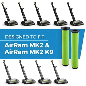 Reel Gtech Replacement Parts Vacuum Washable Filter For AirRam MK2 & Air Ram MK2 K9