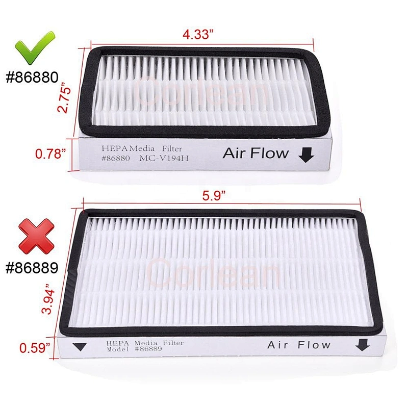 Kenmore EF-2 Exhaust HEPA Vacuum Filter (compares to 86880) and for Pana sonic (compares to MC-V194H)