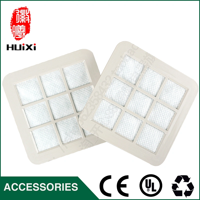 Hot sale high quality 143*143*25mm black washable air filter material for parts Vacuum Cleaner hepa filter FC5225 FC5822 etc.