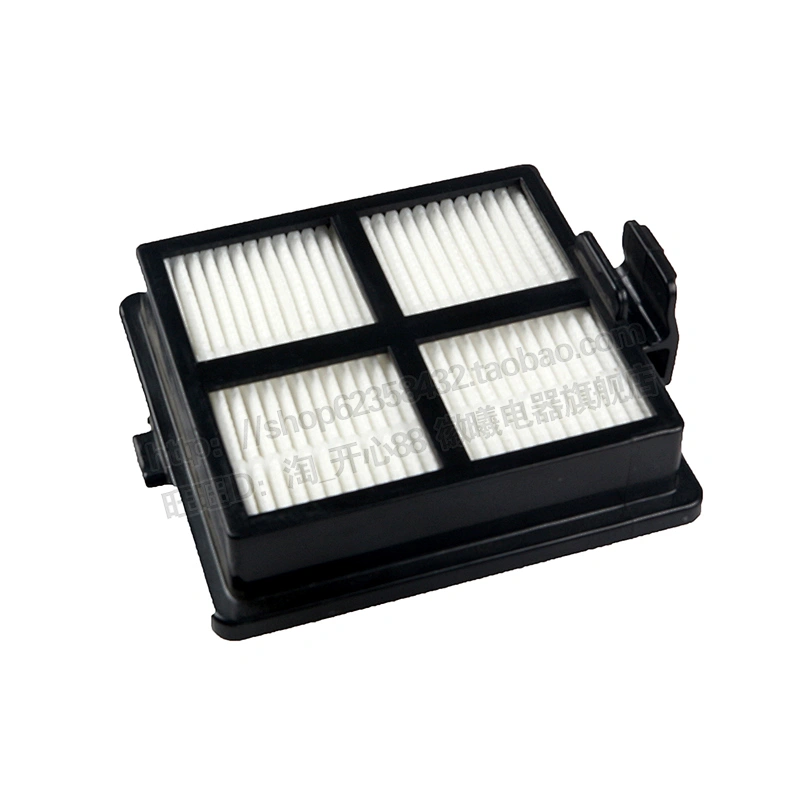 Hot sale high quality 86*79*20mm black washable hepa filter h11 material for Vacuum Cleaner parts air hepa filter M208