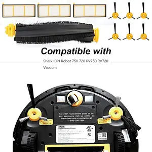 Roller Main Brush Fits Shark Ion Robot Vacuum Cleaner RV700 RV720 RV750 RV750C & RV755 Models