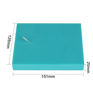 Hot sale high quality blue washable air hepa filter h11 material for parts Vacuum Cleaner air hepa filter