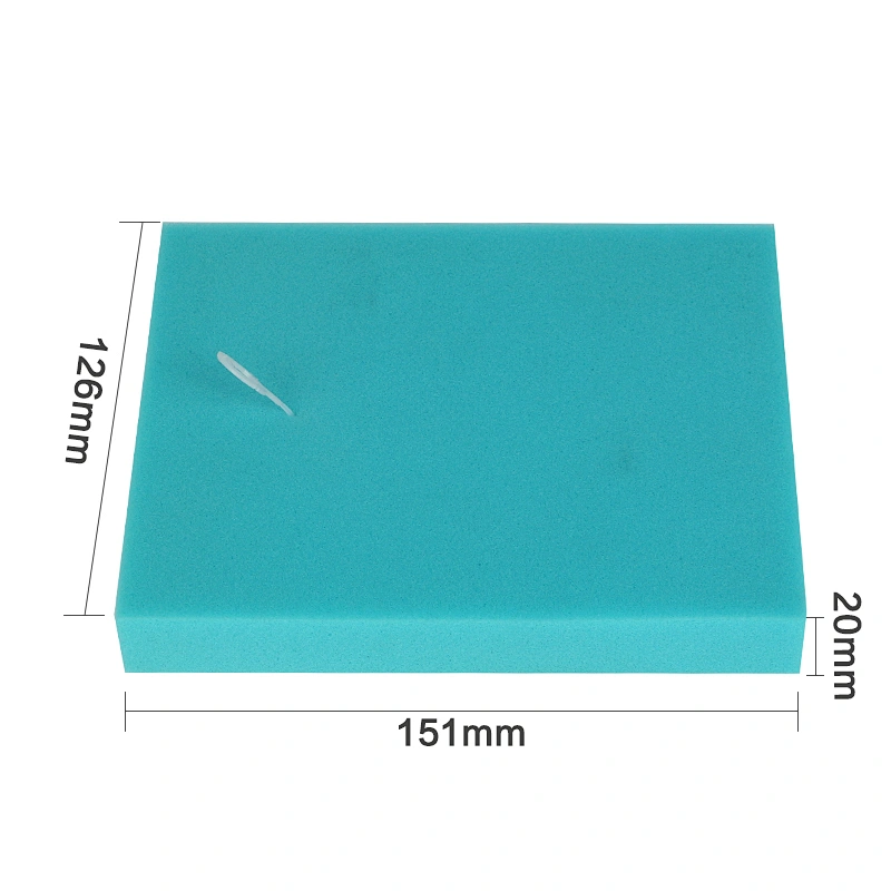 Hot sale high quality blue washable air hepa filter h11 material for parts Vacuum Cleaner air hepa filter