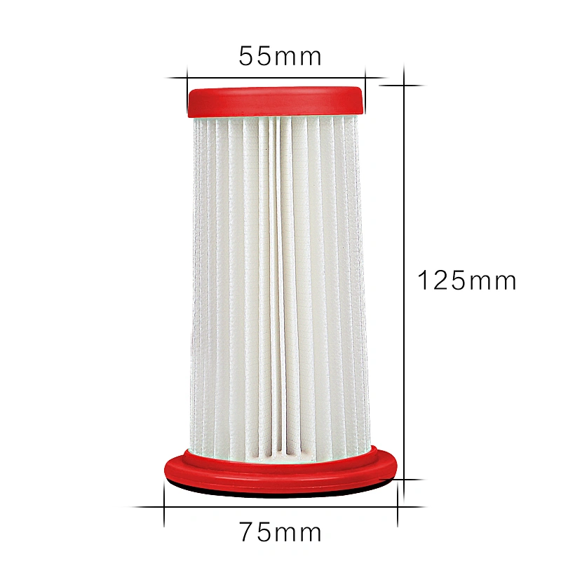 Hot sale 125*76mm air hepa filter H11 for Vacuum Cleaner parts air filter cartridge FC8202- FC8268