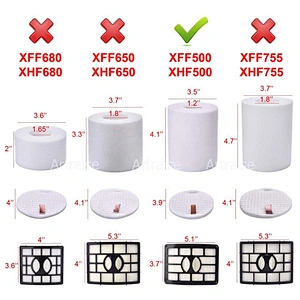 Shark Rotator Professional Lift-Away NV500, NV501, NV502, NV505, NV510, NV552, UV560 Vacuum Cleaner Filter Parts