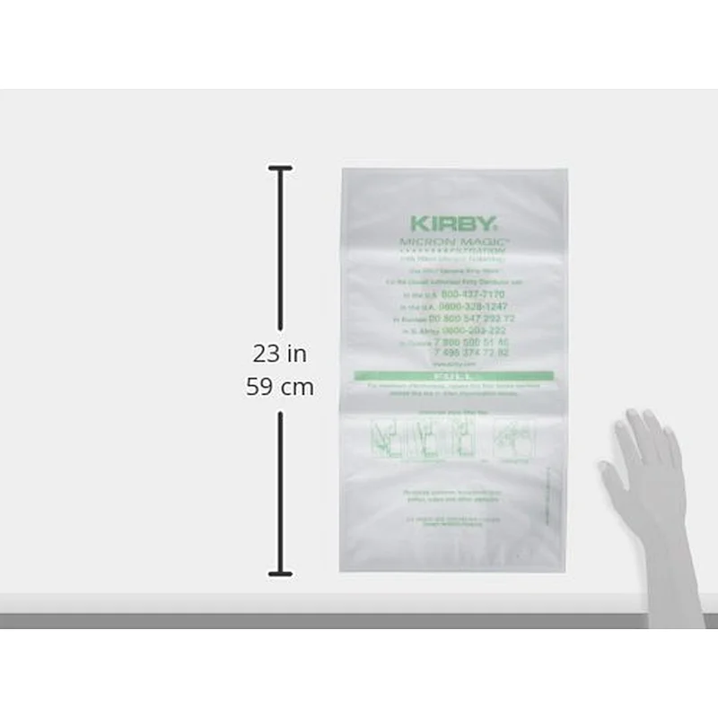 Kirby Vacuum Cleaner Dust Bag Fit For Twist Micron Magic Type G, Ultimate G & Diamond Edition; G3, G4, G5, G6, G7