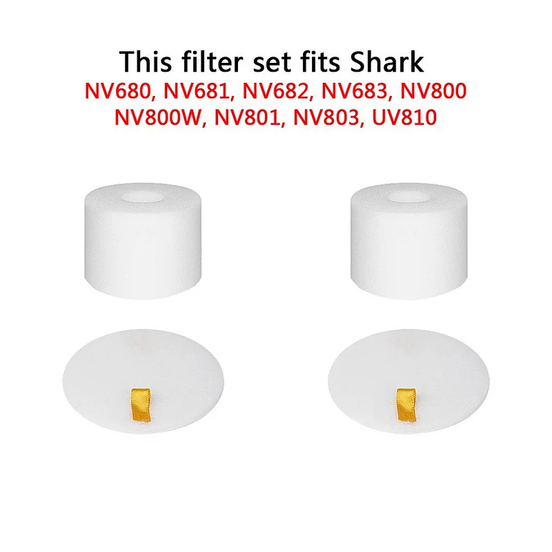 S#hark Rotator Pro Lift-away NV680 NV800 NV800W NV801 NV803 UV810 Hepa and Foam Filter