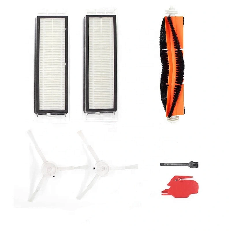 xiaomi robot 2 vacuum cleaner accessories kit side brush*2/hepa filter*2/main brush*1