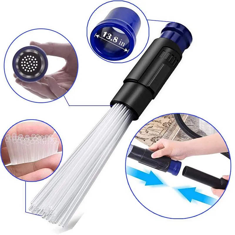 Universal Vacuum Cleaner Parts Attachment Dusty Daddy Brush For Car /Pets/ Keyboards/Air Vent clean