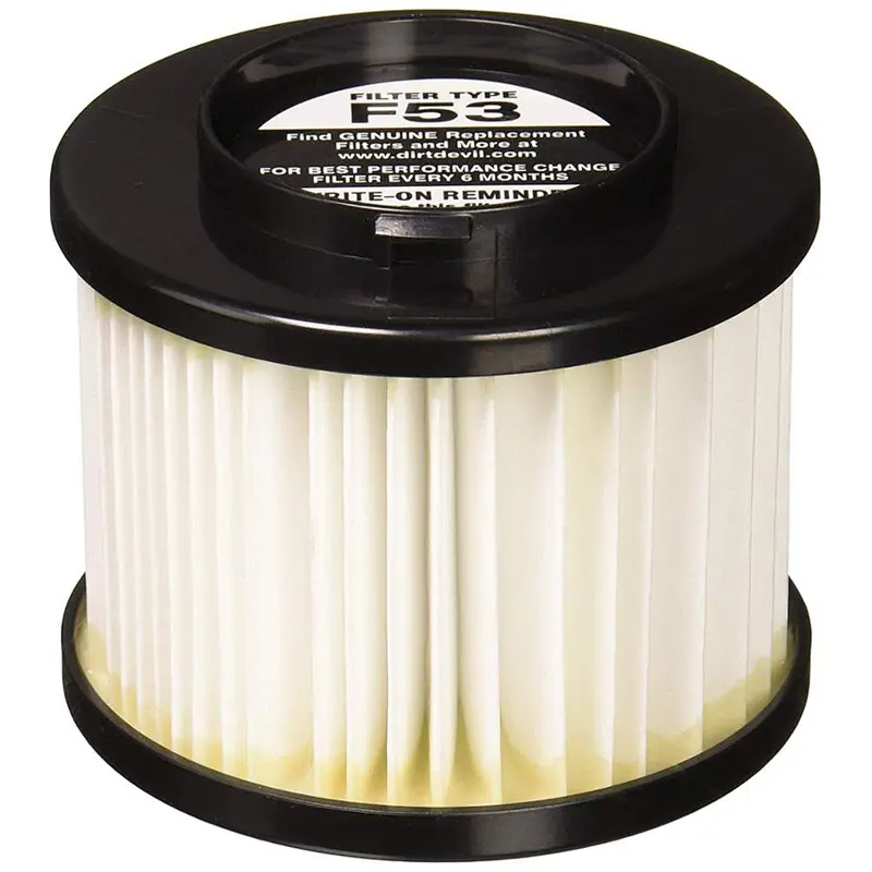 Dirt Devil Vacuum Cleaner Bagless Uprights Hepa Genuine Filter Style F-53 Replacement Part #304307001