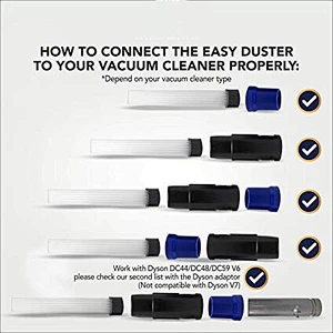 Universal Vacuum Cleaner Parts Attachment Dusty Daddy Brush For Car /Pets/ Keyboards/Air Vent clean
