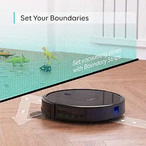 Boundary Markers Magnetic Black Strip Tape Fit Shark Ion/Neato Botvac/Roborock/Eufy/Xiaomi Robot Vacuum Cleaner