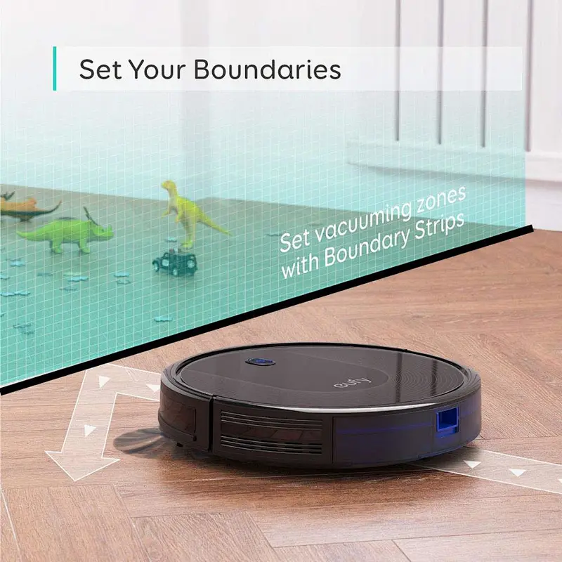 Boundary Markers Magnetic Black Strip Tape Fit Shark Ion/Neato Botvac/Roborock/Eufy/Xiaomi Robot Vacuum Cleaner