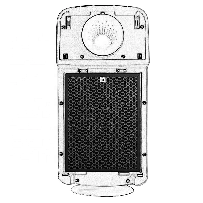 PM2.5 Air Filter Replacement Activated Carbon Filter Fit For AC4372 AC4373 AC4374 AC4375