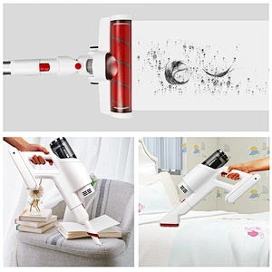 cheap dust Vacuum Cleaner 15KPa Powerful Cleaning Lightweight 2 in 1 Handheld Vacuum with Rechargeable Lithium Ion Battery