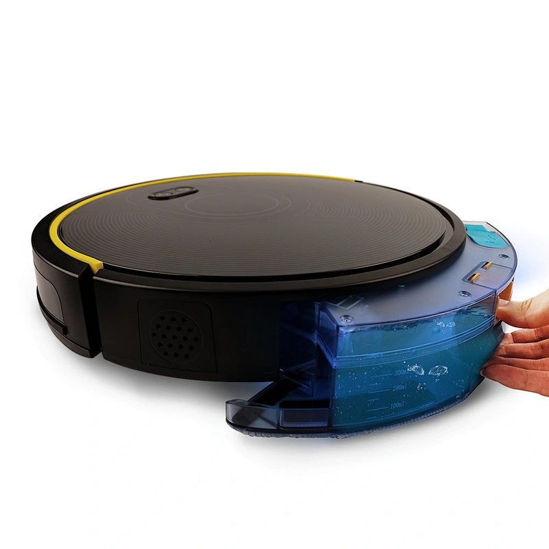 E.LUO High Suction Self-Docking Robotic Vacuum Cleaner with Drop-Sensing Technology Designed for Hard Floor and Thin Carpet
