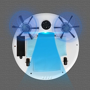 E.LUO Robot Vacuum Cleaner Sweeping and Mopping Robotic Vacuum Cleaning Dust and Pet Hair, Strong Suction