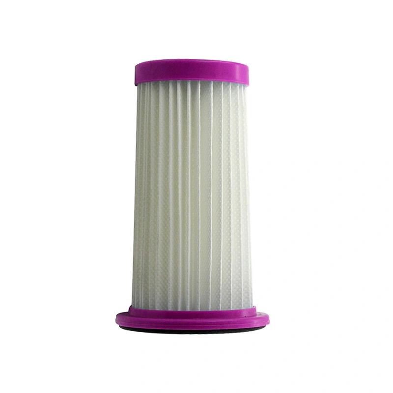 FC 82 Series Vacuum Cleaner Parts High Efficient Round White Air Hepa Filter 55*129mm