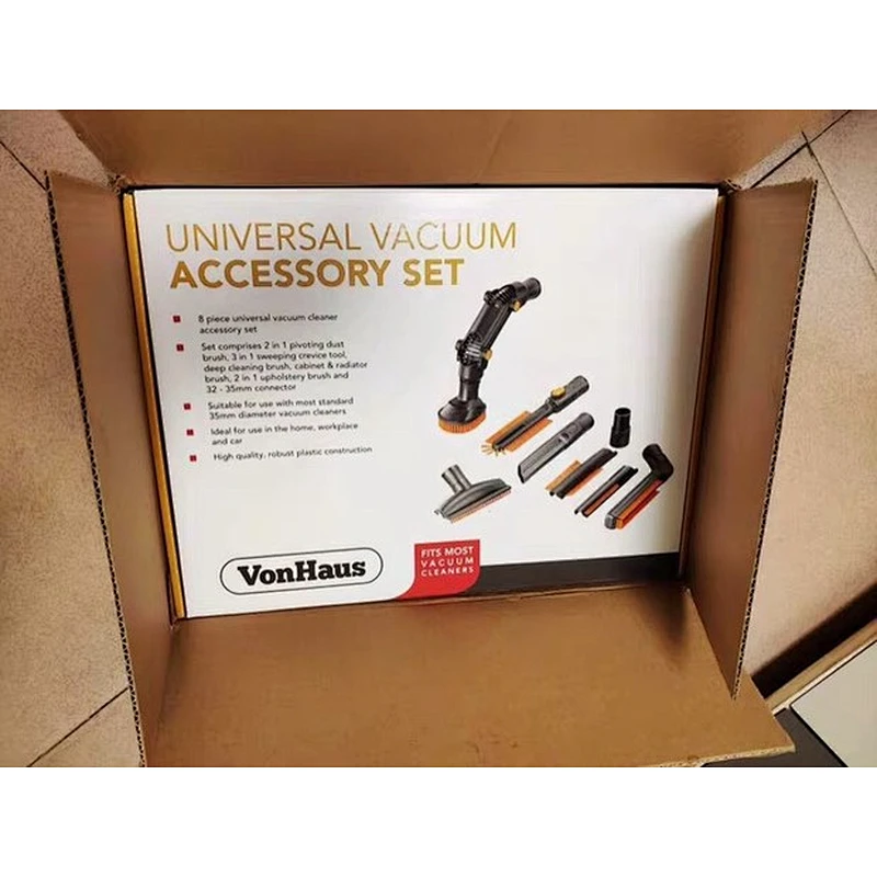 Luxury 8pcs Universal Use ID 32mm 35mm Vacuum Cleaner Accessories Spare Parts Floor Brush  Kit