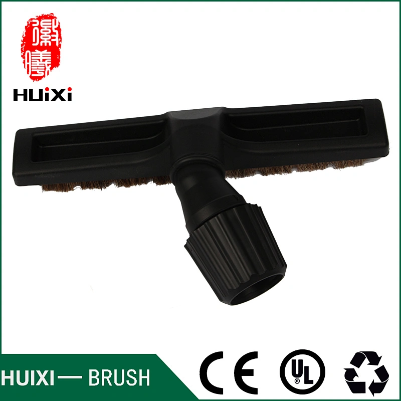 Vacuum cleaner parts horse hair floor cleaning brush with wheels
