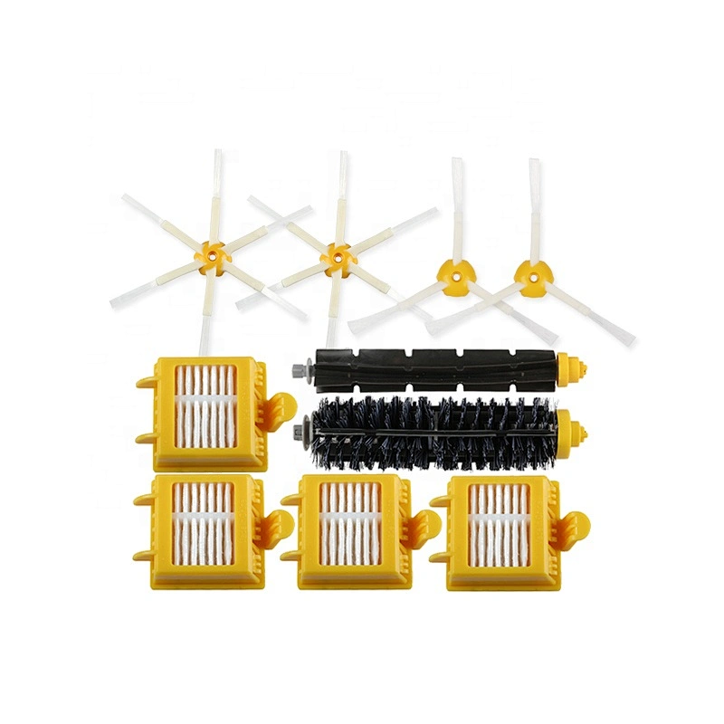 robot vacuum cleaner accessories kit side brush*4/hepa filter*4/a pair of main brush for 700 series