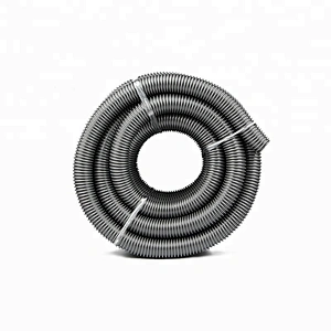 Interal 50 Diameter Gray Torsion Resistance EVA Vacuum Cleaner Plastic Threaded Hose For Sewage Discharging
