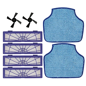 neato botvac robot vacuum accessories kit side brush*2/hepa filter *4/robot vacuum cleaner mop*2