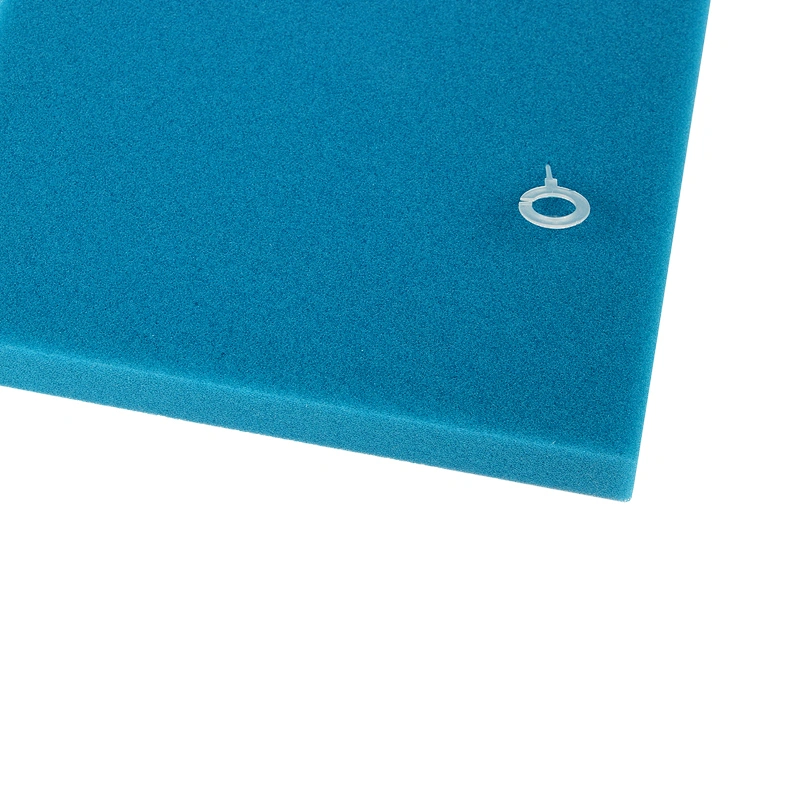 vacuum cleaner parts 126*151*20mm square green filter cotton to filter dust air