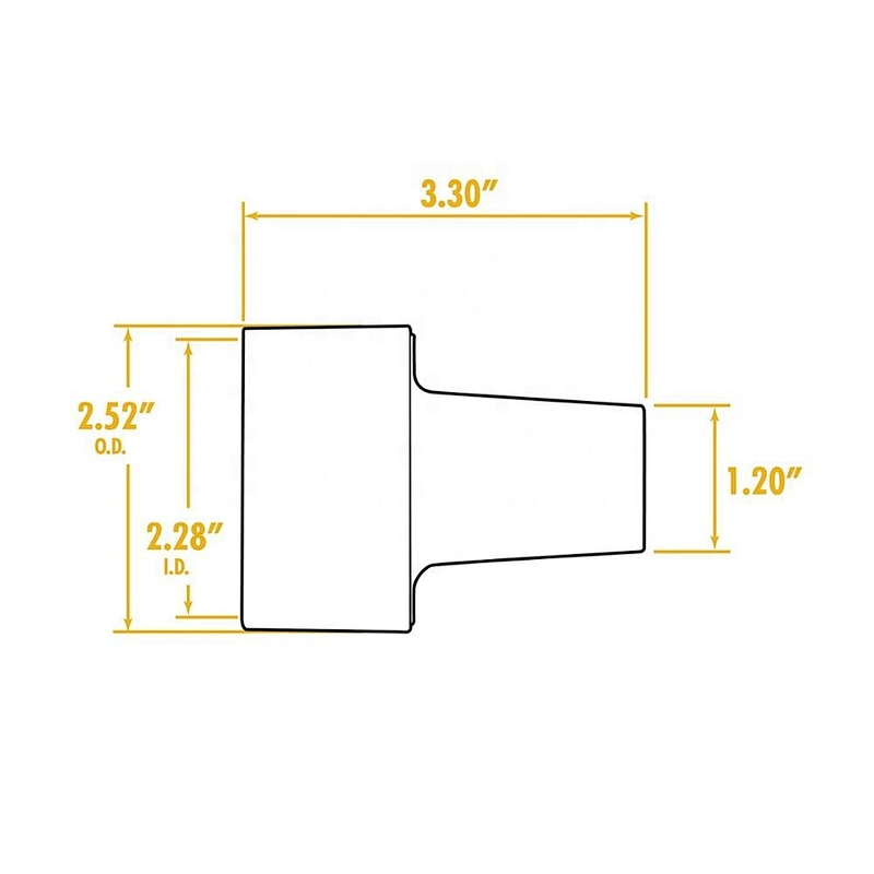 Shop Vacuum Cleaner Hose Adapter 2-1/2-Inch To 1-1/4-Inch pvc lay flat hose