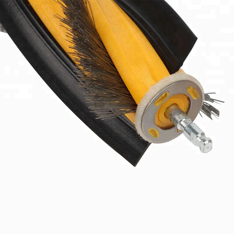 Household Flexible Yellow Plastic Flexible Bristle Brush For Robot Vacuum Cleaner Part