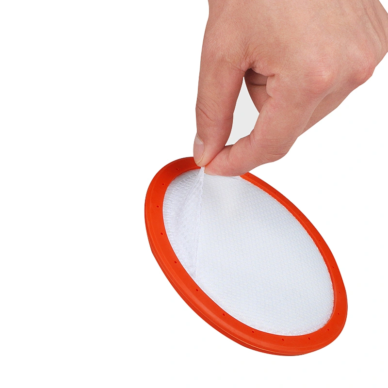 high efficient 110*128mm white non-woven filter cotton to filter air vacuum cleaner parts hepa filter