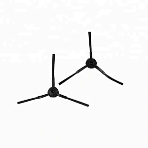 High Quality Solid PP Flocking Black CR120 Three Arms Side Brush X500 X580 KK8 Robot Parts Vacuum Cleaner Parts