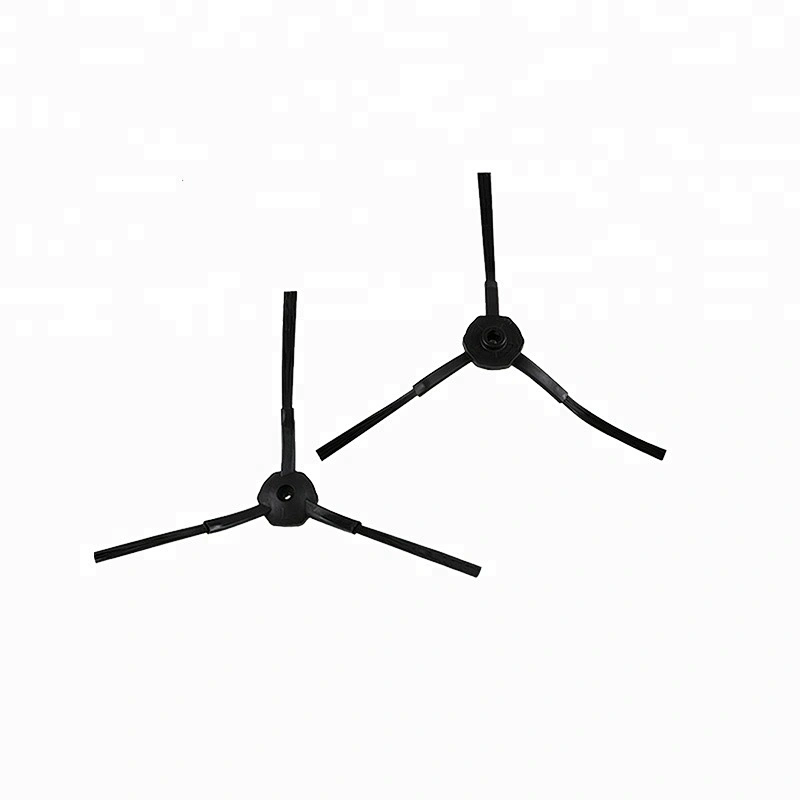 High Quality Solid PP Flocking Black CR120 Three Arms Side Brush X500 X580 KK8 Robot Parts Vacuum Cleaner Parts
