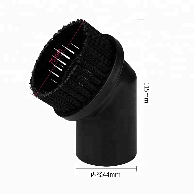 Durable Industrial Vacuum Cleaner Round Brush With 44mm Inner Diameter Of Vacuum Cleaner Accessories