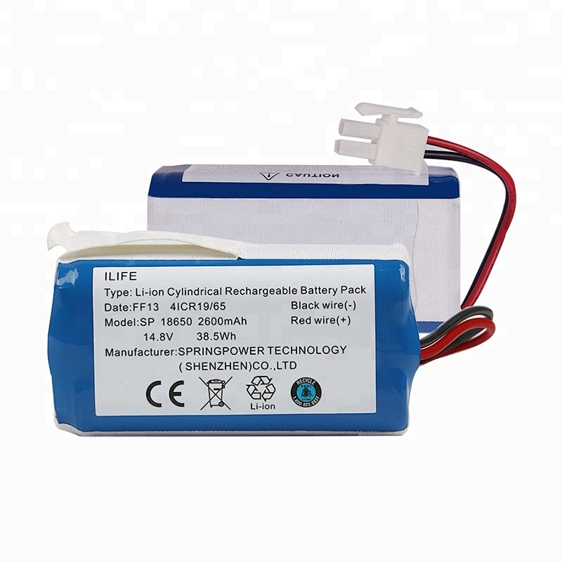 Robot Vacuum Cleaner Battery,14.8v Vacuum Cleaner Battery,2600mAh Vacuum Cleaner Battery