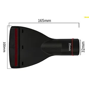 Midea Haier Universal Vacuum Cleaner 32/35mm ABS Plastic Flat Mouth Brush Suction Head Nozzle
