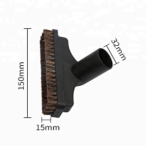 32mm*150mm Flexible Horse Hair Small Square Brush For Household Vacuum Cleaner