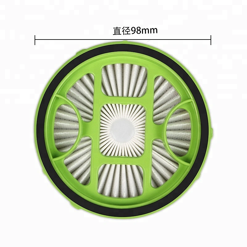 Environment Filter Replaceable Size Diameter of circle 98mm Green White Special PUPPY d-520Vacuum Cleaner  Filter