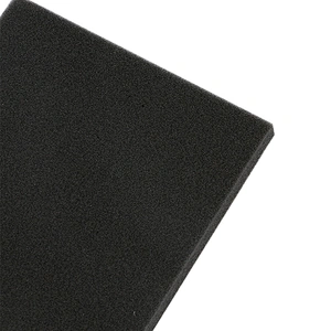Size 110MM*110MM*10MM Square Black Washable For Recycling Flexible Vacuum Cleaner Filter Cotton