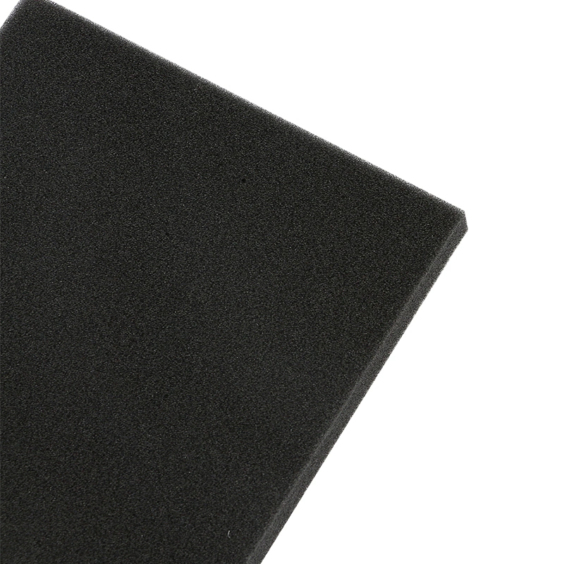 Size 110MM*110MM*10MM Square Black Washable For Recycling Flexible Vacuum Cleaner Filter Cotton