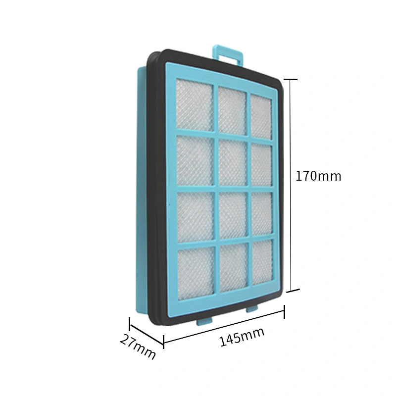 1pcs 170*145*27mm blue hepa filter for vacuum cleaner accessories and parts of filter element FC87