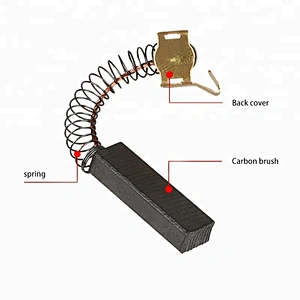 A Pair High Quality Of Blowing Machine Parts For Various Blowing Machine 32*10*6 mm Motor Carbon Brush