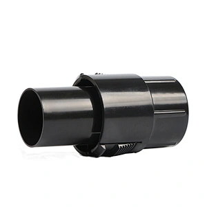 black vacuum cleaner connector inner diameter 40mm outer diameter 35mm ABS plastic connector for vacuum cleaner hose