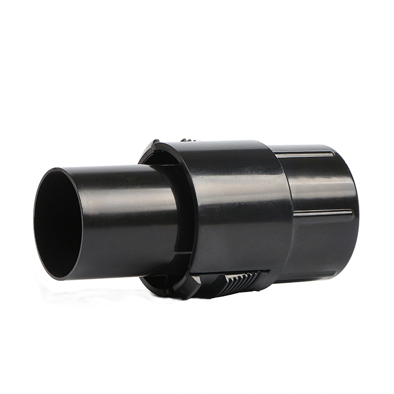 black vacuum cleaner connector inner diameter 40mm outer diameter 35mm ABS plastic connector for vacuum cleaner hose