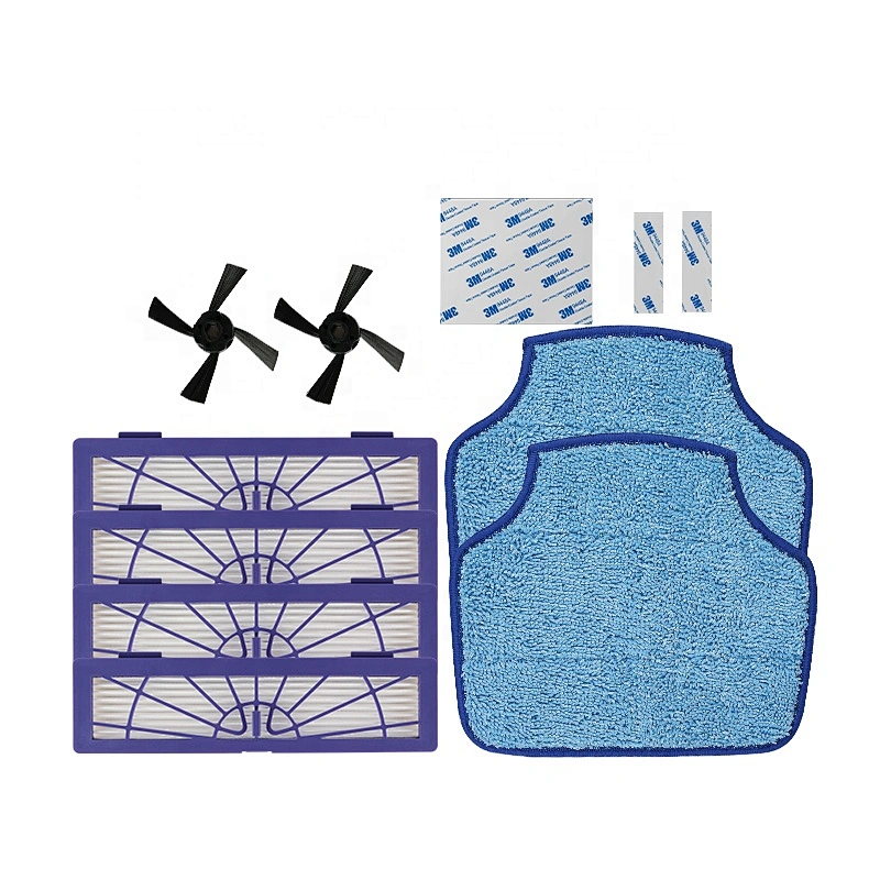 neato botvac robot vacuum accessories kit side brush*2/hepa filter *4/robot vacuum cleaner mop*2