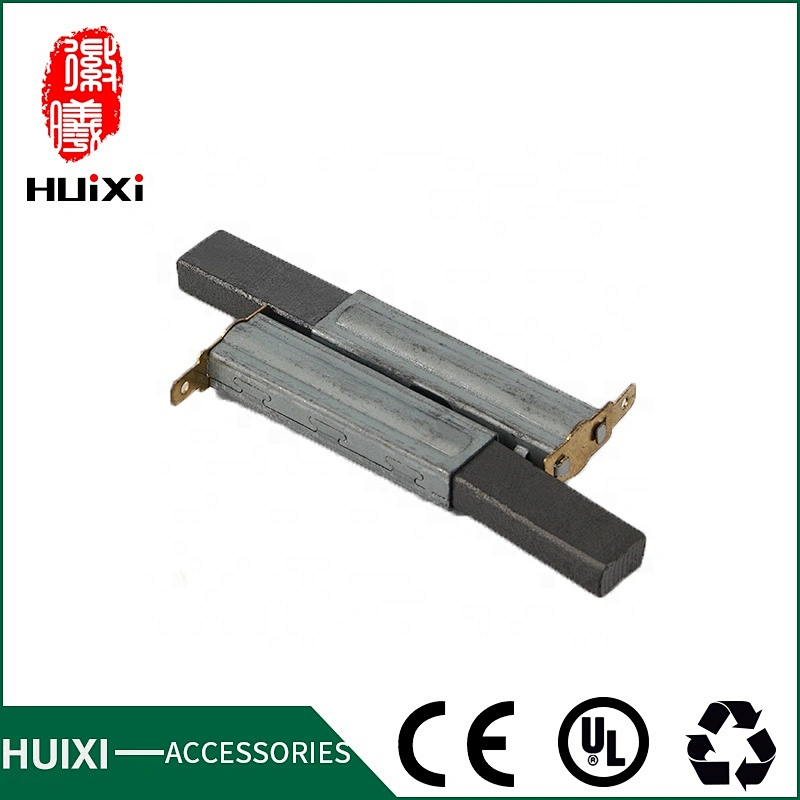 75*10*6mm Industrial Vacuum Cleaner Parts Silver Gray Carbon Motor Brush