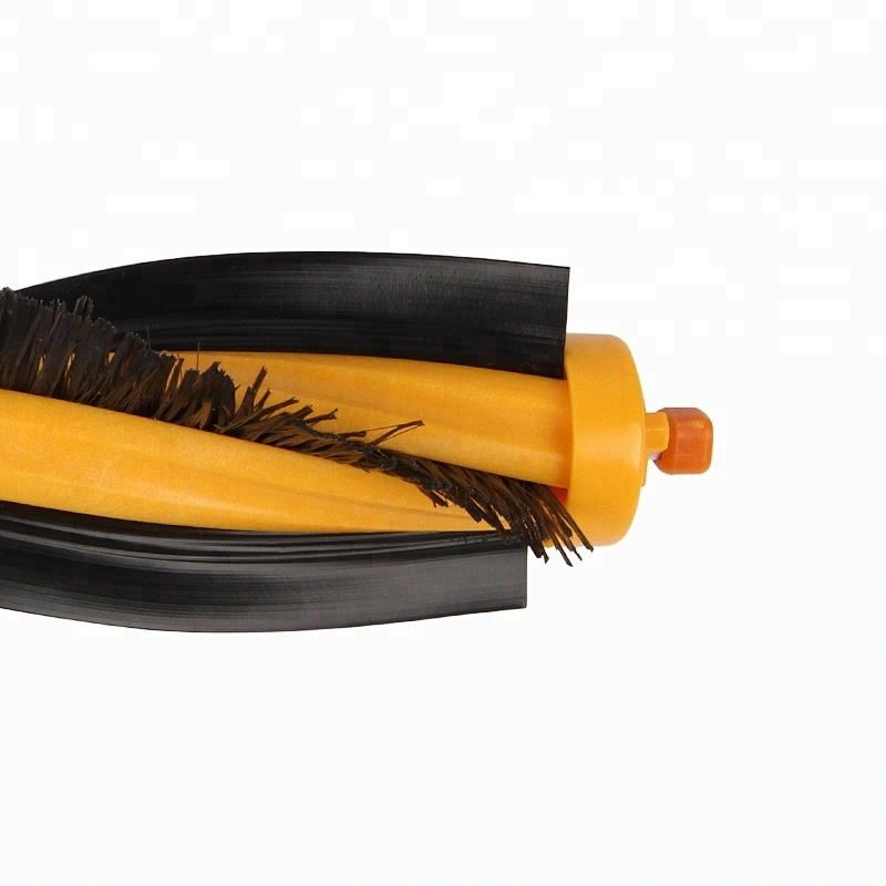 Household Flexible Yellow Plastic Flexible Bristle Brush For Robot Vacuum Cleaner Part
