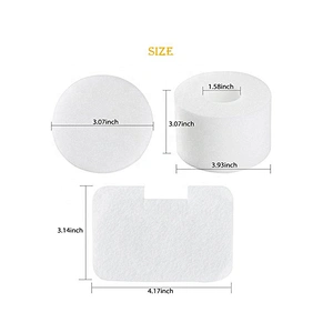 NV42 Foam Filters Compatible with Shark NV46 UV410 NV36A NV44 NV36 NV46C Navigator Vacuum Filter Replace Part XFF36