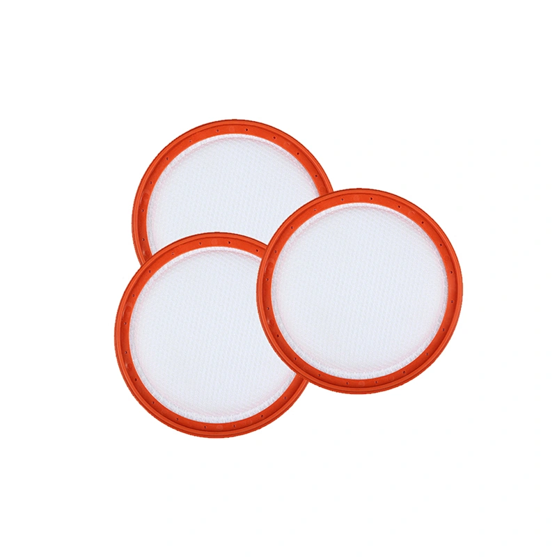 home appliance 110 mm 128mm orange and white vacuum cleaner filter cotton replacement for C3