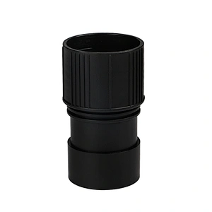 black vacuum cleaner connector inner diameter 40mm ABS plastic connector for industrial vacuum cleaner hose